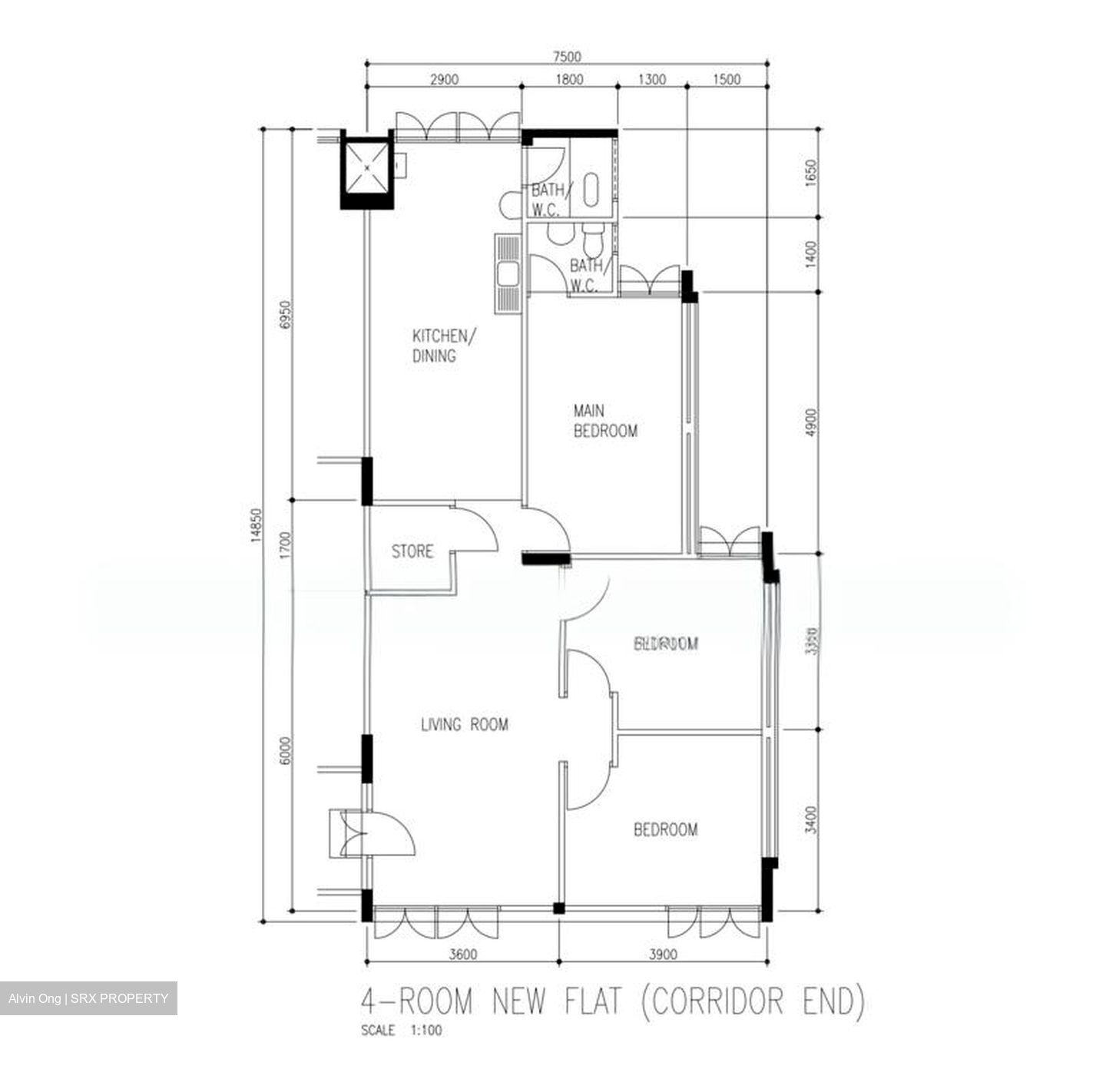 Blk 22 Marsiling Green (Woodlands), HDB 4 Rooms #556865011